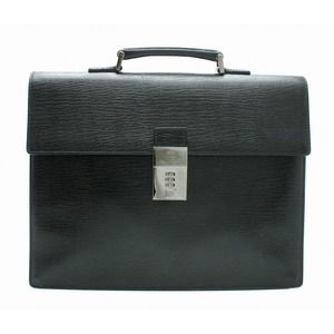 Gucci Embossed Leather Business Bag Black